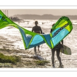 Kitesurf au Crotoy en baie de Somme