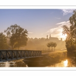 La vallée de la Somme à Long, au petit matin.