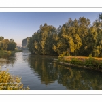 La vallée de la Somme à Long, au petit matin.