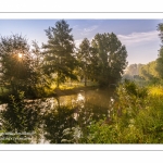 La vallée de la Somme à Long, au petit matin.