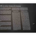 Exposition Temporaire, "s'habiller en artiste. L'artiste et le vêtement"