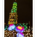 Arras, la Place des Héros illuminée pour Noël