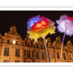 Arras, la Place des Héros illuminée pour Noël