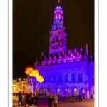 Arras, la Place des Héros illuminée pour Noël