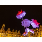 Arras, la Place des Héros illuminée pour Noël