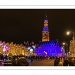 Arras, la Place des Héros illuminée pour Noël