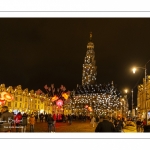 Arras, la Place des Héros illuminée pour Noël