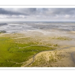 La plage du Crotoy à marée basse