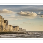 Un soir au pied des falaises à Ault