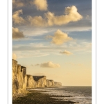 Un soir au pied des falaises à Ault