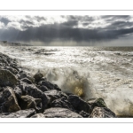 La tempête Noa à Ault