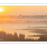 Aube sur les marais de la baie de Somme