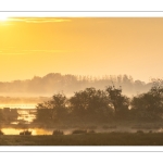 Aube sur les marais de la baie de Somme