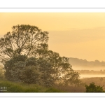 Aube sur les marais de la baie de Somme