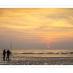 Surfcasting sur la plage de Ault