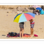Vacanciers sur la plage de Quend-Plage