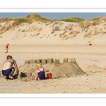 Vacanciers sur la plage de Quend-Plage