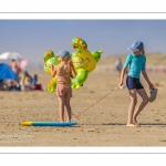 Vacanciers sur la plage de Quend-Plage