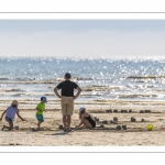 Vacanciers sur la plage de Quend-Plage