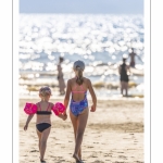 Vacanciers sur la plage de Quend-Plage