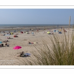 Vacanciers sur la plage de Quend-Plage