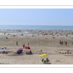 Vacanciers sur la plage de Quend-Plage