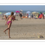 Vacanciers sur la plage de Quend-Plage