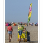 Vacanciers sur la plage de Quend-Plage