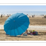 Vacanciers sur la plage de Quend-Plage