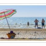 Vacanciers sur la plage de Quend-Plage