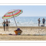 Vacanciers sur la plage de Quend-Plage