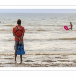 Vacanciers sur la plage de Quend-Plage