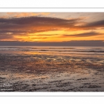 Coucher soleil sur la plage