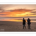 Coucher soleil sur la plage