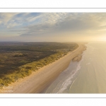 Les dunes de Quend-Plage (vue aérienne)