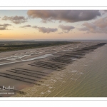 La plage à Quend-Plage (vue aérienne)