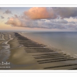 La plage à Quend-Plage (vue aérienne)