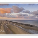 La plage à Quend-Plage (vue aérienne)