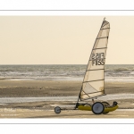 Chars-à-voile sur la plage