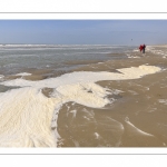 Ecume de mai sur la plage de Quend-Plage