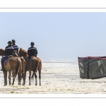 Gendarmes sur les  chevaux de la garde républicaine