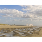 Les chars-à-voile sur la plage de Quend