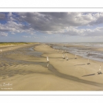 Les chars-à-voile sur la plage de Quend