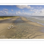 Les chars-à-voile sur la plage de Quend