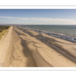 La plage de Quend avec ses bouchots et ses chars-à-voile