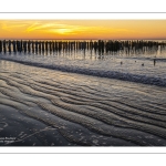 coucher de soleil suir les bouchots