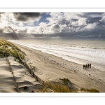 La plage et les dunes entre Quend-Plage et la Baie de Somme