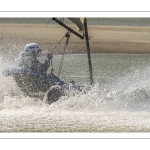 Char-à-voile sur la plage de Quend