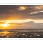 Coucher de soleil sur la plage