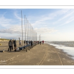 Les chars à voile sur la plage de Quend